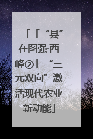 「“县”在图强·西峰②」“三元双向”激活现代农业新动能