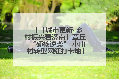 「城市更新· 乡村振兴看济南」章丘“硬核逆袭” 小山村转型网红打卡地
