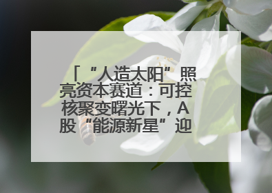 “人造太阳”照亮资本赛道：可控核聚变曙光下，A股“能源新星”迎来成色考验