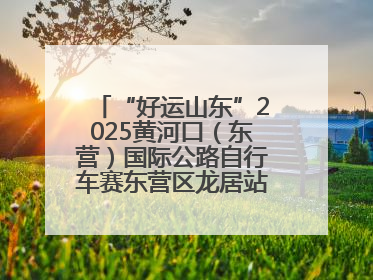“好运山东”2025黄河口（东营）国际公路自行车赛东营区龙居站 完美“抄作业”，苦战最后时刻黄衫易主