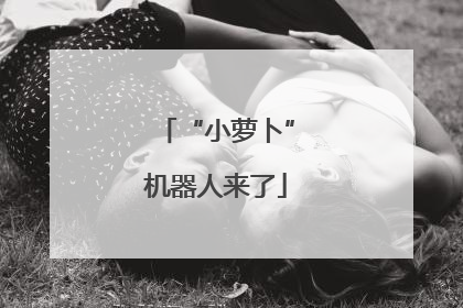 “小萝卜”机器人来了