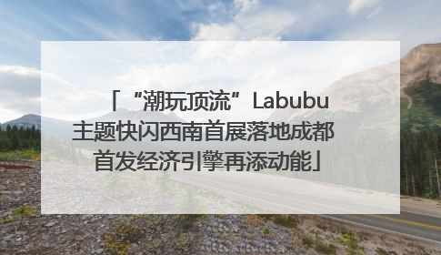 “潮玩顶流”Labubu主题快闪西南首展落地成都 首发经济引擎再添动能
