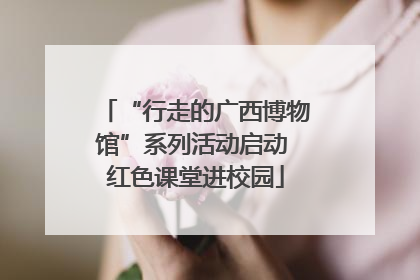 “行走的广西博物馆”系列活动启动 红色课堂进校园