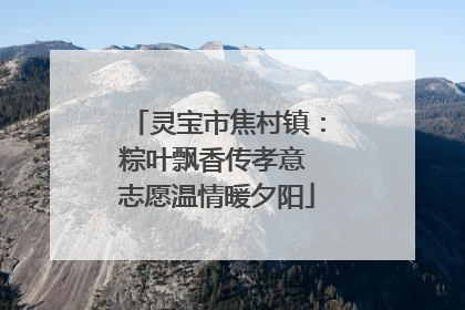 灵宝市焦村镇：粽叶飘香传孝意 志愿温情暖夕阳