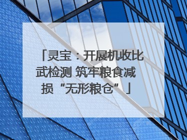 灵宝：开展机收比武检测 筑牢粮食减损“无形粮仓”