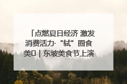 点燃夏日经济 激发消费活力·“轼”圈食美⑪｜东坡美食节上演“文化满汉全席”