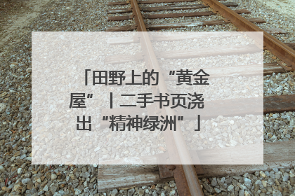田野上的“黄金屋”丨二手书页浇出“精神绿洲”