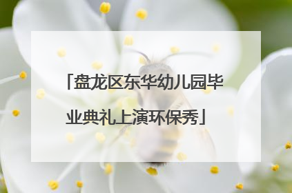 盘龙区东华幼儿园毕业典礼上演环保秀