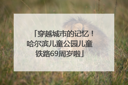 穿越城市的记忆！哈尔滨儿童公园儿童铁路69周岁啦