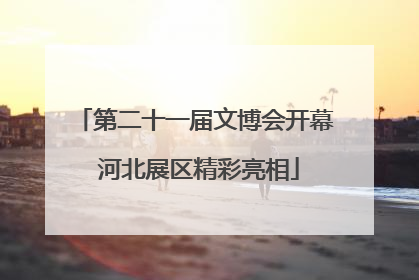 第二十一届文博会开幕 河北展区精彩亮相