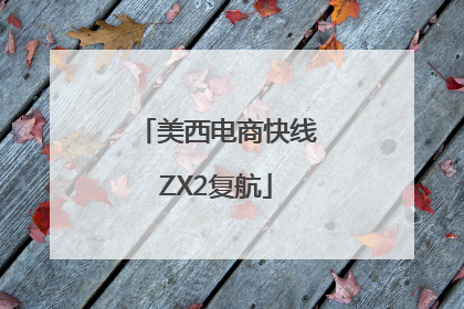 美西电商快线ZX2复航