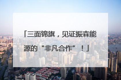 三面锦旗，见证振森能源的“非凡合作”！