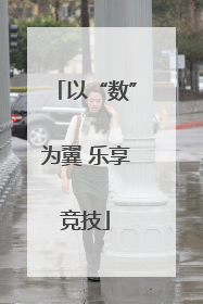 以“数”为翼 乐享竞技