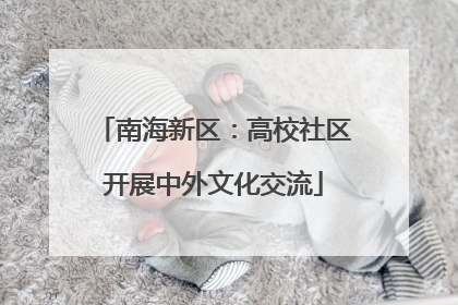 南海新区：高校社区开展中外文化交流