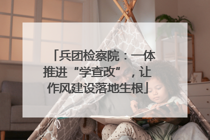 兵团检察院：一体推进“学查改”，让作风建设落地生根