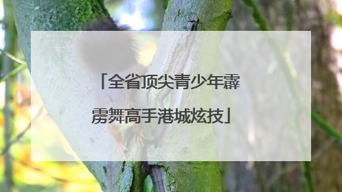 全省顶尖青少年霹雳舞高手港城炫技