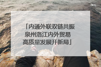 内通外联双链共振 泉州洛江内外贸易高质量发展开新局