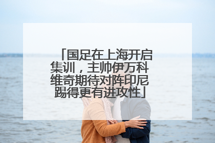 国足在上海开启集训，主帅伊万科维奇期待对阵印尼踢得更有进攻性