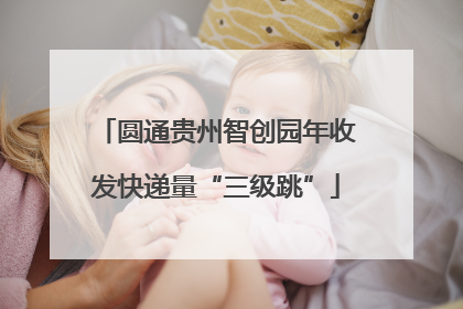 圆通贵州智创园年收发快递量“三级跳”