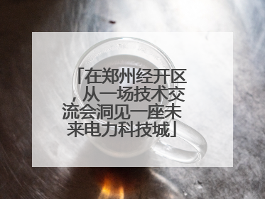 在郑州经开区，从一场技术交流会洞见一座未来电力科技城