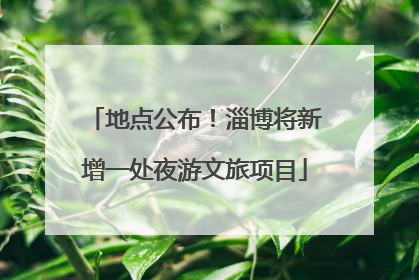 地点公布！淄博将新增一处夜游文旅项目