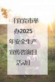 宜宾市举办2025年安全生产宣传咨询日活动