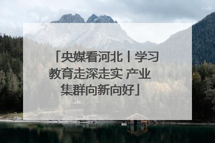 央媒看河北丨学习教育走深走实 产业集群向新向好