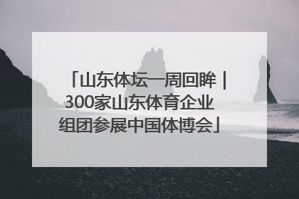 山东体坛一周回眸｜300家山东体育企业组团参展中国体博会
