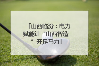 山西临汾：电力赋能让“山西智造”开足马力