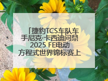 捷豹TCS车队车手尼克·卡西迪问鼎2025 FE电动方程式世界锦标赛上海站冠军