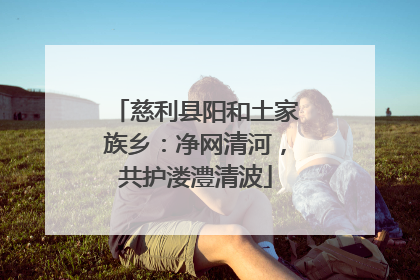 慈利县阳和土家族乡：净网清河，共护溇澧清波