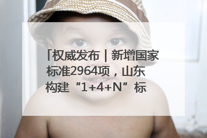 权威发布｜新增国家标准2964项，山东构建“1+4+N”标准化创新发展新格局