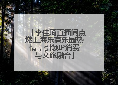 李佳琦直播间点燃上海乐高乐园热情，引领IP消费与文旅融合
