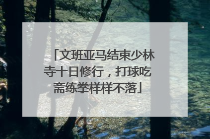 文班亚马结束少林寺十日修行，打球吃斋练拳样样不落