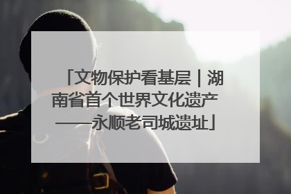 文物保护看基层｜湖南省首个世界文化遗产——永顺老司城遗址