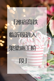 潍宿高铁临沂段进入架梁施工阶段