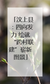 汶上县：四向发力 绘就“跨村联建”崭新图景