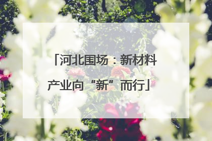 河北围场：新材料产业向“新”而行