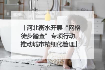 河北衡水开展“网格徒步踏查”专项行动 推动城市精细化管理