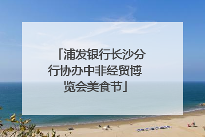 浦发银行长沙分行协办中非经贸博览会美食节