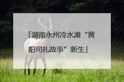 湖南永州冷水滩“黄阳司扎故事”新生