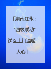 湖南江永：“四级联动”送医上门温暖人心
