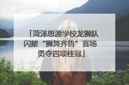 菏泽思源学校龙狮队闪耀“狮舞齐鲁”赛场 勇夺四项桂冠