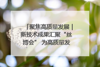 聚焦高质量发展｜新技术成果汇聚“丝博会” 为高质量发展注入新动能