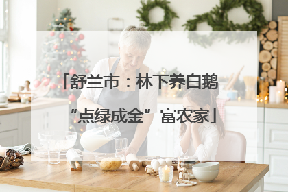 舒兰市：林下养白鹅 “点绿成金”富农家