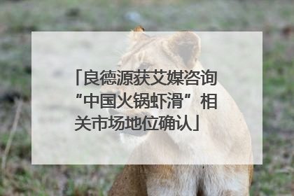 良德源获艾媒咨询“中国火锅虾滑”相关市场地位确认