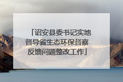 诏安县委书记实地督导省生态环保督察反馈问题整改工作