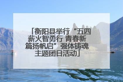 衡阳县举行“五四薪火智勇行 青春新篇扬帆启”强体铸魂主题团日活动
