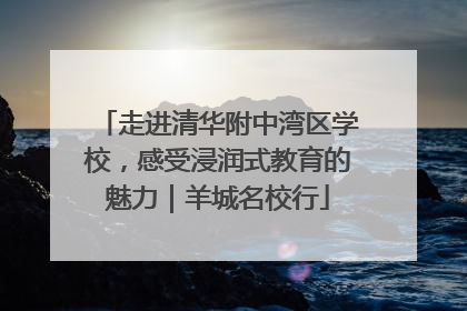 走进清华附中湾区学校，感受浸润式教育的魅力｜羊城名校行