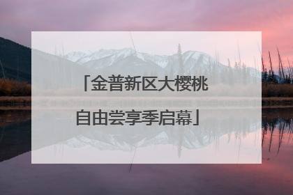 金普新区大樱桃自由尝享季启幕